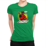 Saint Wade's Day Exclusive - Womens Premium T-Shirts RIPT Apparel 3x-large / Kelly Green