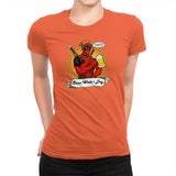 Saint Wade's Day Exclusive - Womens Premium T-Shirts RIPT Apparel Small / Classic Orange