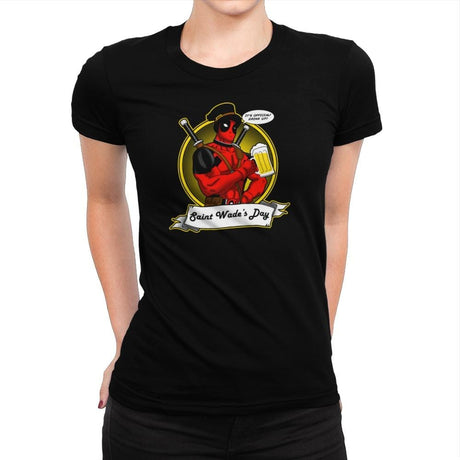 Saint Wade's Day Exclusive - Womens Premium T-Shirts RIPT Apparel Small / Indigo