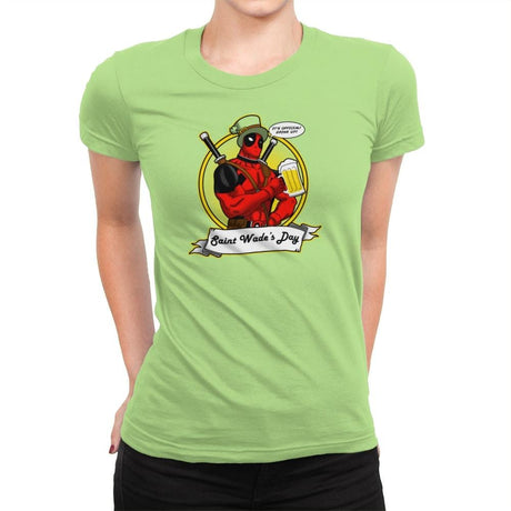 Saint Wade's Day Exclusive - Womens Premium T-Shirts RIPT Apparel Small / Mint