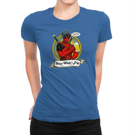 Saint Wade's Day Exclusive - Womens Premium T-Shirts RIPT Apparel Small / Royal