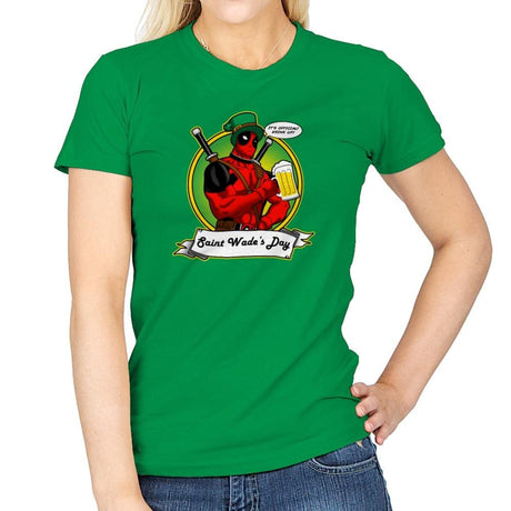 Saint Wade's Day Exclusive - Womens T-Shirts RIPT Apparel 3x-large / Irish Green
