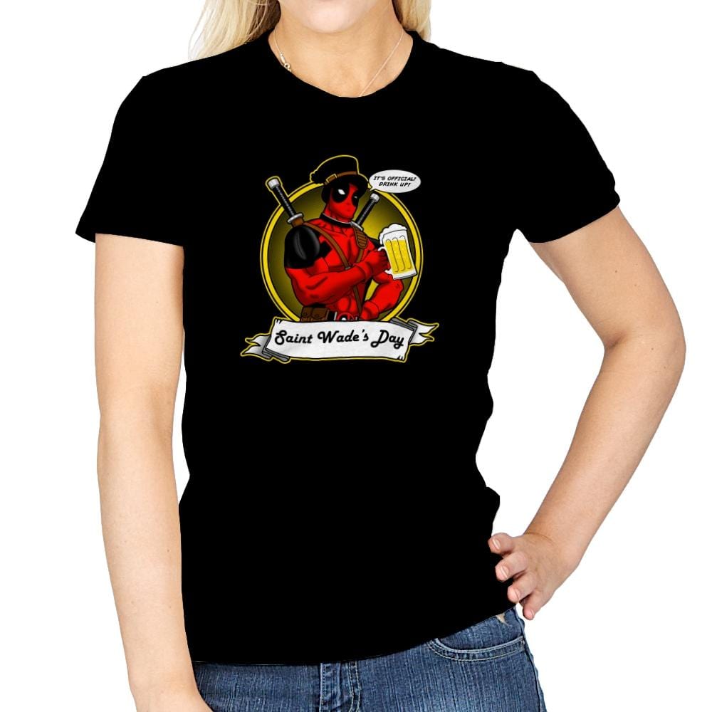 Saint Wade's Day Exclusive - Womens T-Shirts RIPT Apparel Small / Navy