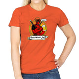 Saint Wade's Day Exclusive - Womens T-Shirts RIPT Apparel Small / Orange