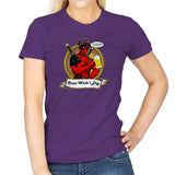 Saint Wade's Day Exclusive - Womens T-Shirts RIPT Apparel Small / Purple