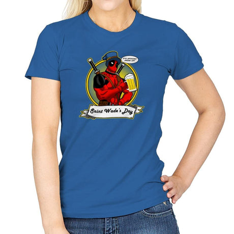 Saint Wade's Day Exclusive - Womens T-Shirts RIPT Apparel Small / Royal
