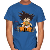 Saiyan Breakfast - Mens T-Shirts RIPT Apparel Small / Royal