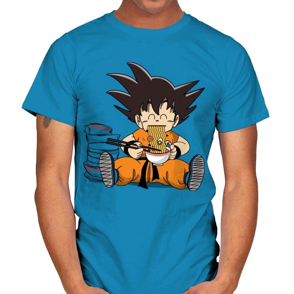 Saiyan Breakfast - Mens T-Shirts RIPT Apparel Small / Sapphire