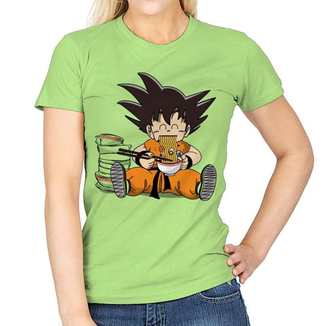 Saiyan Breakfast - Womens T-Shirts RIPT Apparel Small / Mint Green