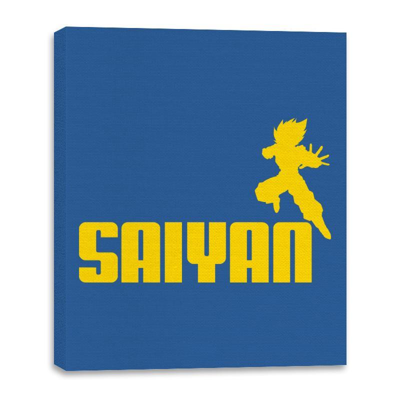 SAIYAN - Canvas Wraps Canvas Wraps RIPT Apparel 16x20 / Royal