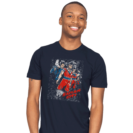 Saiyan City - Mens T-Shirts RIPT Apparel