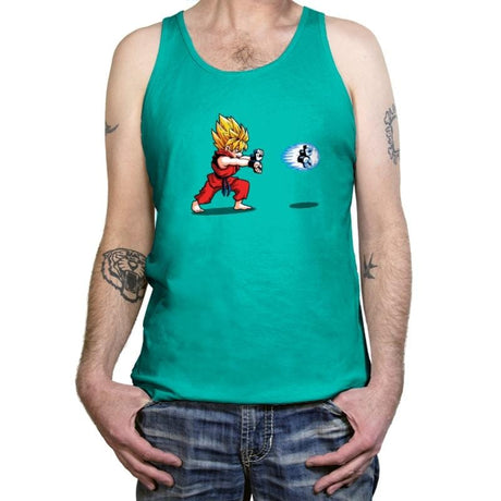 Saiyan Fighter - Tanktop Tanktop RIPT Apparel