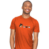 Saiyan-Pac - Mens T-Shirts RIPT Apparel Small / Orange