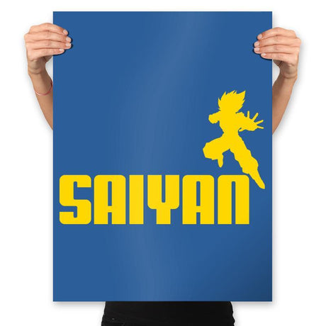 SAIYAN - Prints Posters RIPT Apparel 18x24 / Royal
