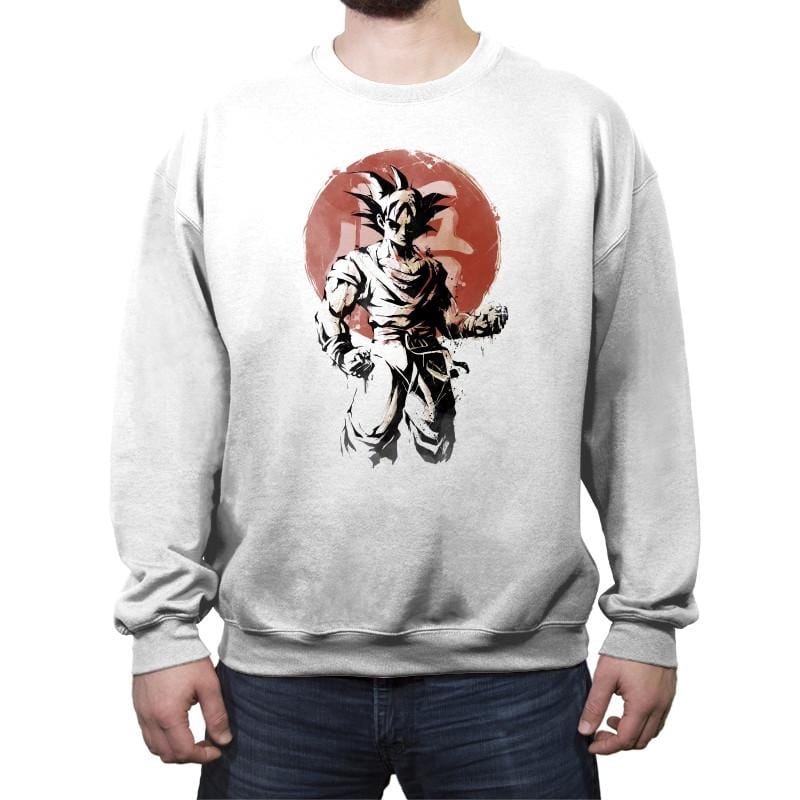 Saiyan Sun - Crew Neck Sweatshirt Crew Neck Sweatshirt RIPT Apparel