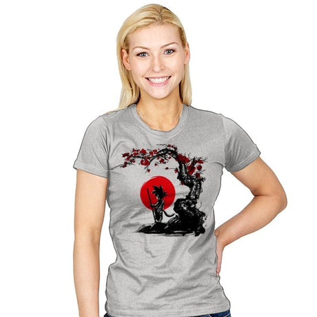 Saiyan Under the Sun - Womens T-Shirts RIPT Apparel