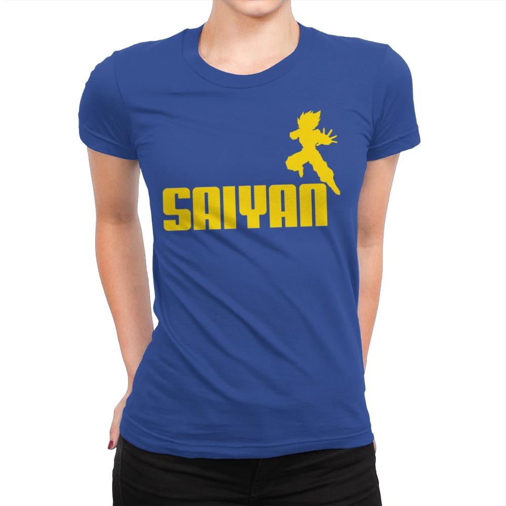 SAIYAN - Womens Premium T-Shirts RIPT Apparel Small / Royal