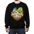 Saiyanmaniacs - Crew Neck Sweatshirt Crew Neck Sweatshirt RIPT Apparel Small / Black