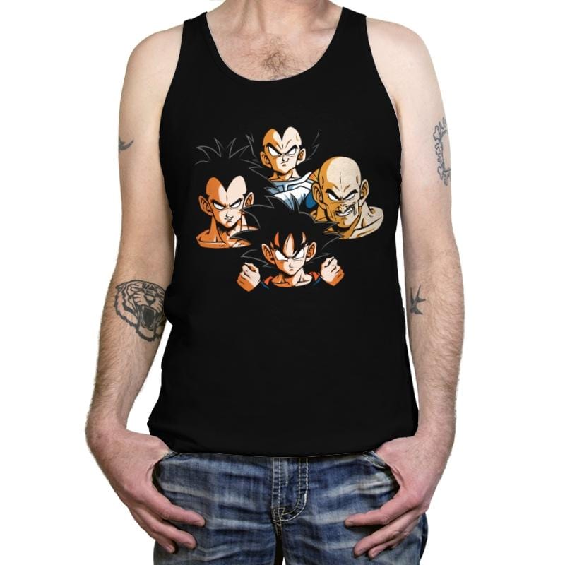 Saiyans Rhapsody - Tanktop Tanktop RIPT Apparel X-Small / Black