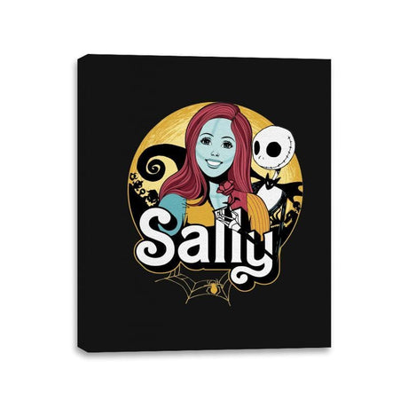 Sally - Anytime - Canvas Wraps Canvas Wraps RIPT Apparel 11x14 / Black