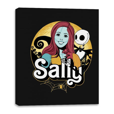 Sally - Anytime - Canvas Wraps Canvas Wraps RIPT Apparel 16x20 / Black