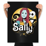 Sally - Anytime - Prints Posters RIPT Apparel 18x24 / Black