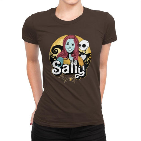 Sally - Anytime - Womens Premium T-Shirts RIPT Apparel Small / Dark Chocolate
