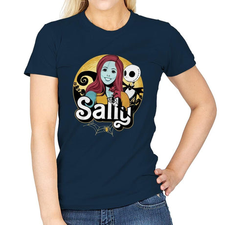Sally - Anytime - Womens T-Shirts RIPT Apparel Small / Navy