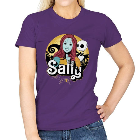 Sally - Anytime - Womens T-Shirts RIPT Apparel Small / Purple