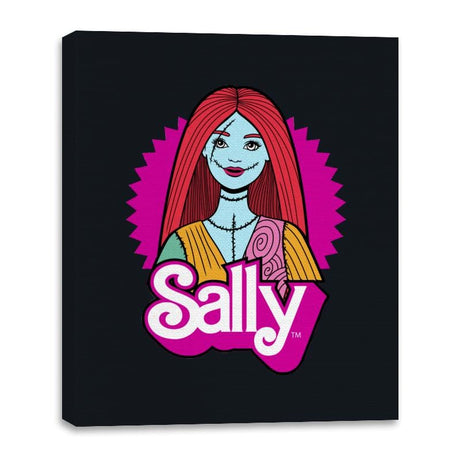 Sally - Canvas Wraps Canvas Wraps RIPT Apparel 16x20 / Black