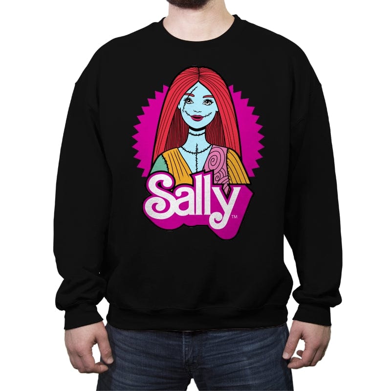 Sally - Crew Neck Sweatshirt Crew Neck Sweatshirt RIPT Apparel Small / Black