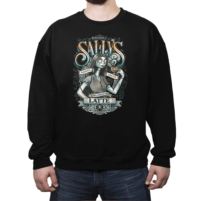 Sally's Pumpkin Spiced Latte - Crew Neck Sweatshirt Crew Neck Sweatshirt RIPT Apparel