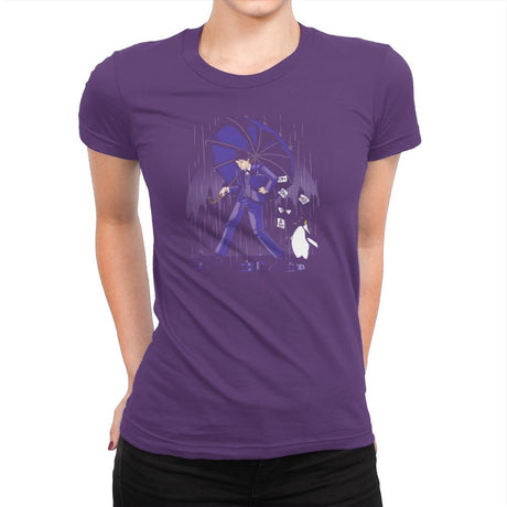 Salty Penguin Exclusive - Womens Premium T-Shirts RIPT Apparel Small / Purple Rush