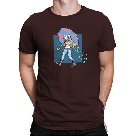Salty Squad Girl Exclusive - Mens Premium T-Shirts RIPT Apparel Small / Dark Chocolate