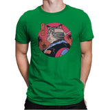 Samurai Cat - Mens Premium T-Shirts RIPT Apparel Small / Kelly