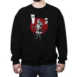 Samurai Empire - Crew Neck Sweatshirt Crew Neck Sweatshirt RIPT Apparel Small / Black