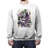 Samurai Joke - Crew Neck Sweatshirt Crew Neck Sweatshirt RIPT Apparel Small / White