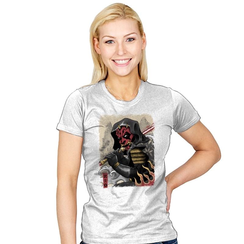 Samurai Lord - Womens T-Shirts RIPT Apparel Small / White