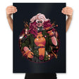 Samurai Mutant  - Prints Posters RIPT Apparel 18x24 / Black