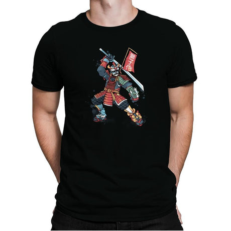 Samurai of Lions Exclusive - Mens Premium T-Shirts RIPT Apparel Small / Black