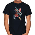 Samurai of Lions Exclusive - Mens T-Shirts RIPT Apparel Small / Black