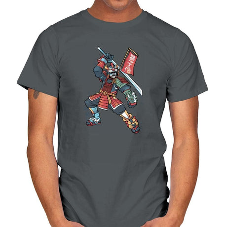 Samurai of Lions Exclusive - Mens T-Shirts RIPT Apparel Small / Charcoal