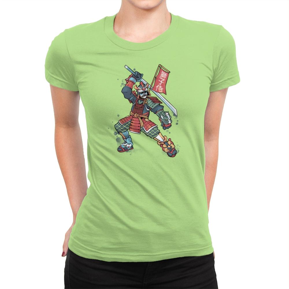 Samurai of Lions Exclusive - Womens Premium T-Shirts RIPT Apparel Small / Mint