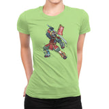 Samurai of Lions Exclusive - Womens Premium T-Shirts RIPT Apparel Small / Mint