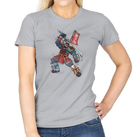 Samurai of Lions Exclusive - Womens T-Shirts RIPT Apparel Small / Sport Grey