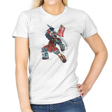 Samurai of Lions Exclusive - Womens T-Shirts RIPT Apparel Small / White