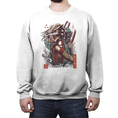 Samurai Predator - Crew Neck Sweatshirt Crew Neck Sweatshirt RIPT Apparel
