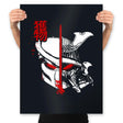 Samurai Prey - Prints Posters RIPT Apparel 18x24 / Black