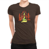 Samurai Princess Exclusive - Womens Premium T-Shirts RIPT Apparel Small / Dark Chocolate