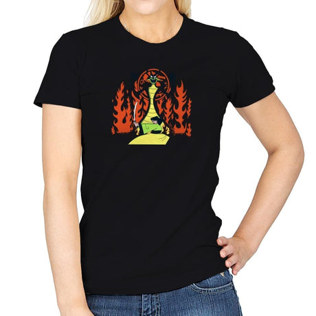 Samurai Princess Exclusive - Womens T-Shirts RIPT Apparel Small / Black
